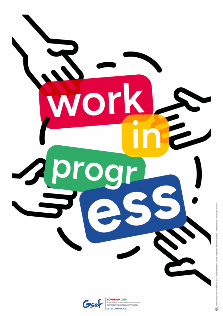 Affiche Économie Sociale et Solidaire agence Otempora x Gsef2025