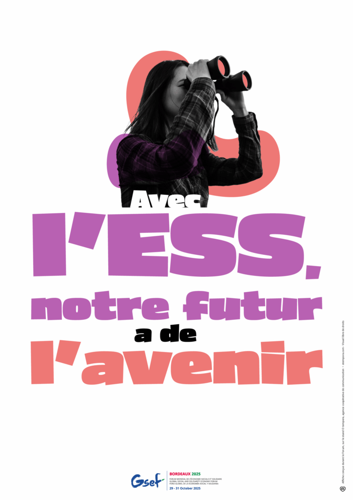 Affiche Économie Sociale et Solidaire agence Otempora x Gsef2025